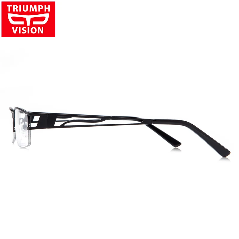 Очки TRIUMPH VISION с полуободковой оправой для мужчин рецептурные мужские