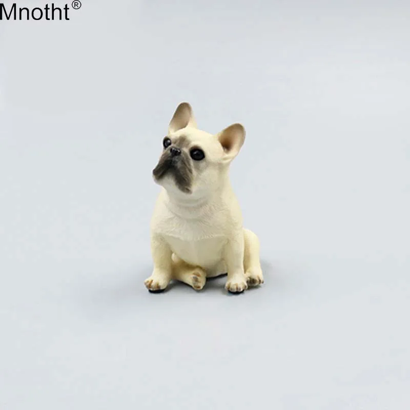 

Mnotht 1/6 Mini Fighting Method Dog Model Simulation French Bulldog Decoration Scene Accessory Toy for Action Figure Collection