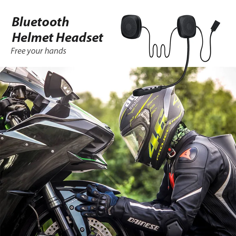 Водонепроницаемый Moto bluetooth 50 м Беспроводной анти помех Шлемы гарнитуры хэндс фри