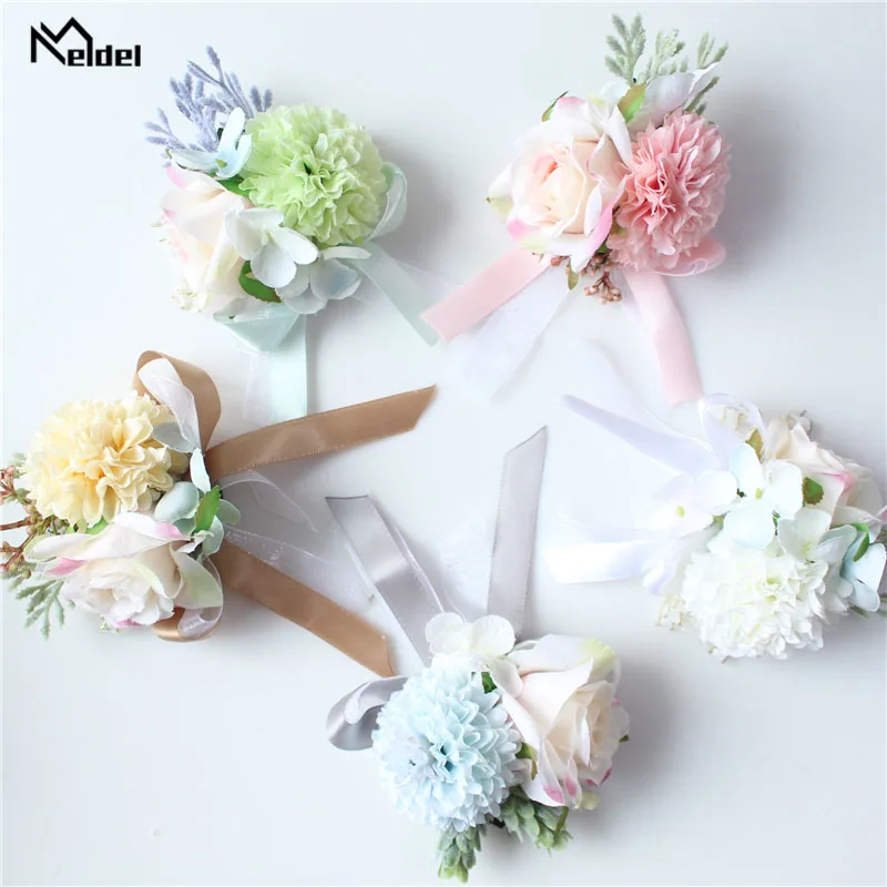 Meldel Corsage Мужская Свадебная простая булавка с отворотом бутоньерка для невесты на