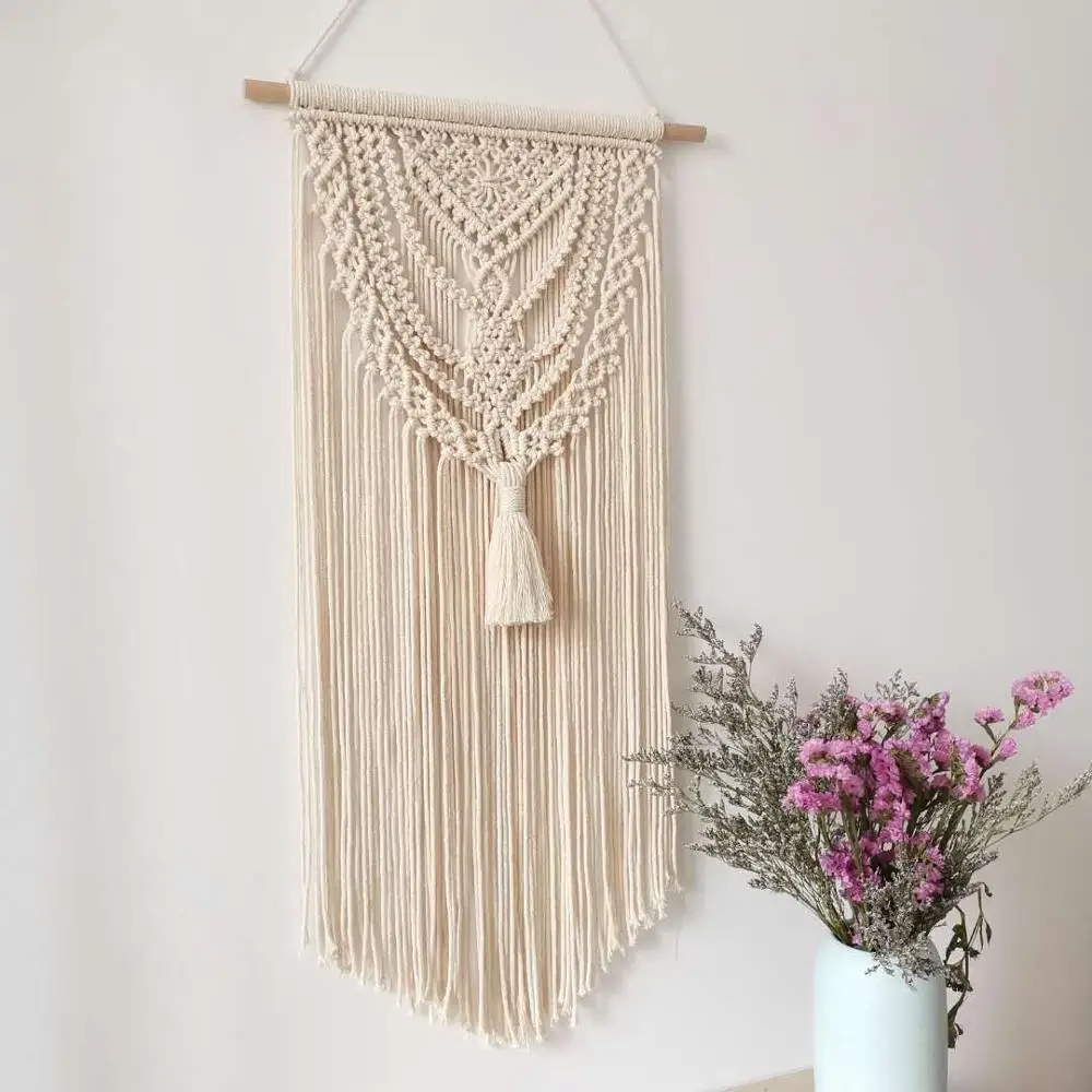 Макраме настенный подвесной гобелен современный макраме искусство домашний
