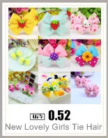 1 PCS Lovely Five Petal Flowers Elastic Rubber Hair Band Girls Hair Accessories Baby Headwear Kids Headdress Children Hair Ropes