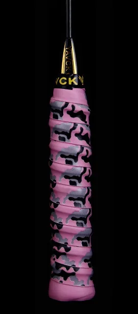 pink Камуфляжный принт, противоскользящая рукоятка для бадминтона, теннис, овергрип, падель, над захватом, пота, повязка для удочки, намотка для ракетки, Сквош - Цвет: pink