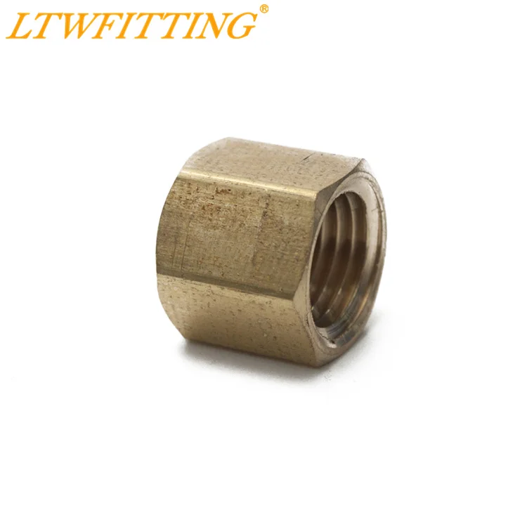 

LTWFITTING Brass Pipe Cap Fittings 1/4" NPT Air Fuel Water Boat