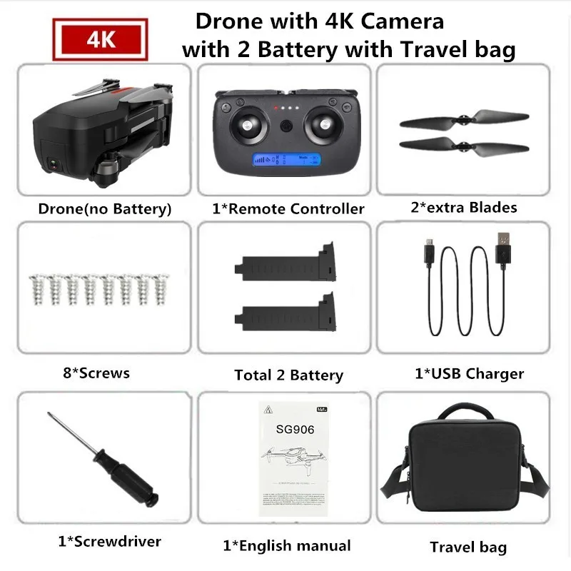 Carry Box 2 Battery X193 gps Дрон с камерой 4K бесщеточный контроль жестов селфи складной Квадрокоптер 20 минут время полета Дрон Vs SJRC F11 - Цвет: Carry Box 2 Battery