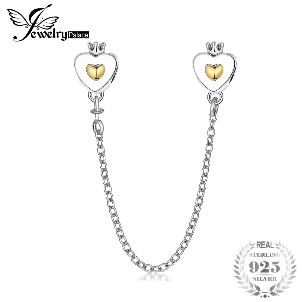 Jewelrypalace 925 короны из стерлингового серебра сердце блеск элегантность Детская