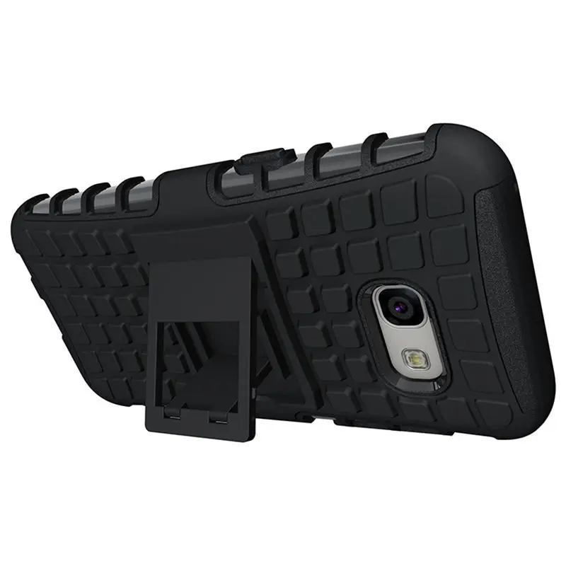 Прочный Гибридный Heavy Duty Броня Крышка для samsung Galaxy A3 2017 Мягкий силиконовый чехол