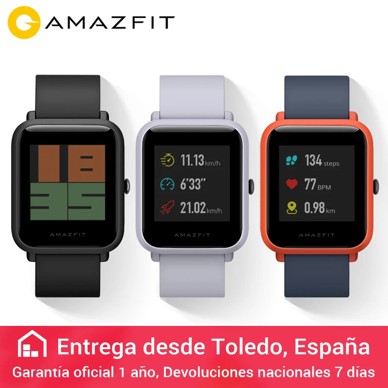 100% оригинальные Xiaomi Huami Amazfit Bip Молодежные мужские и женские gps Смарт часы Bluetooth 4 0