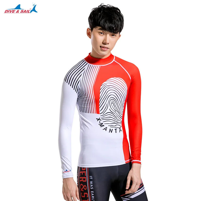 Мужская футболка с защитой от солнца и УФ лучей длинными рукавами|men rash guard|rash guard