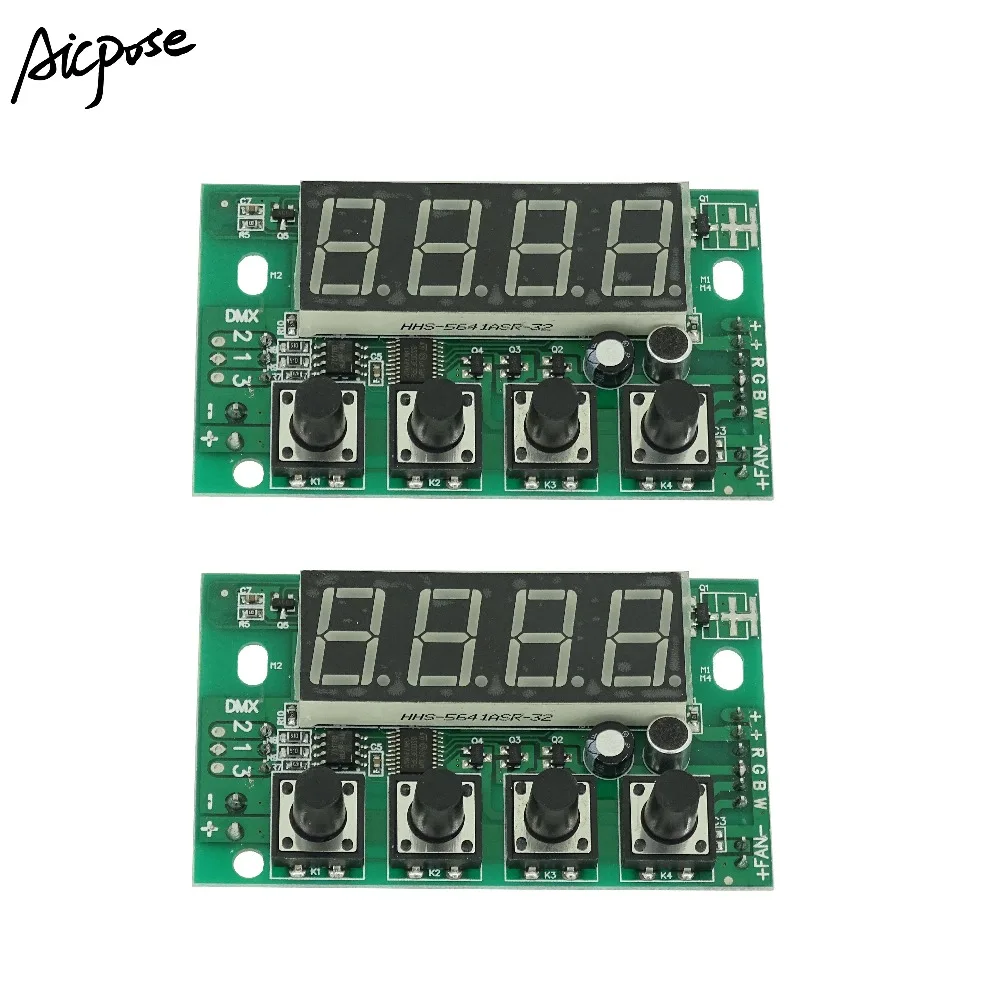 2 шт./лот 54X3 W/36x3 w LED PAR материнская плата RGBW DC 12 36V постоянное давление 4/8CH