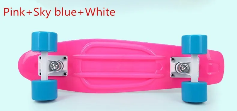 Скейтборд kateboard с сумкой cool color truck 4 wheel longboard mini cruiser длинная доска банан pnny стиль скейтборд patins