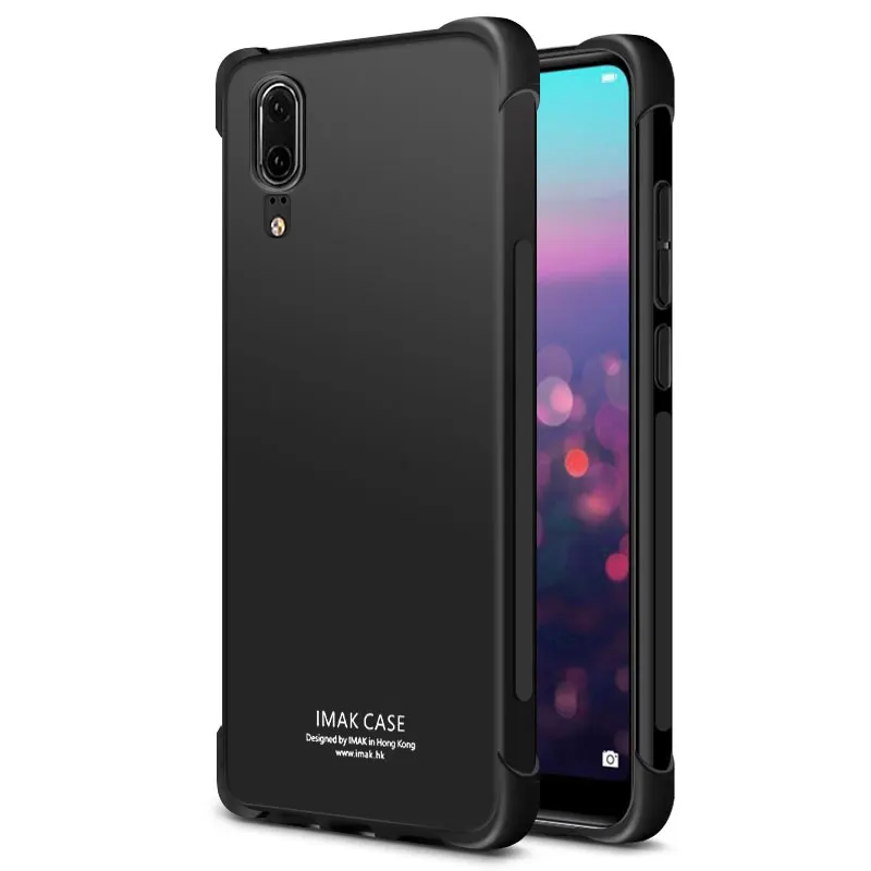 IMAK for HUAWEI P20 TPU Case Airbag Cover Shockproof Back Soft Silicone + Screen Protector |