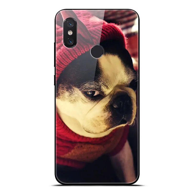 Для Xiaomi mi 8 Lite чехол на Xio mi 8 закаленное стекло чехол для телефона аниме для Xiaomi mi 8 Pro mi 8 SE мягкий бампер чехол Funda - Цвет: 11