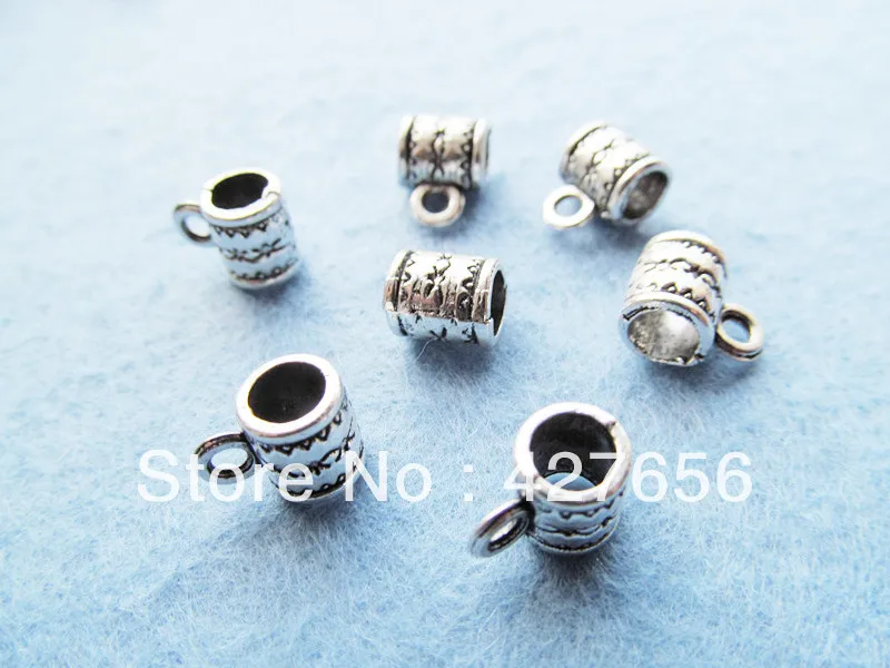 Бусины-соединители для браслета 50 шт. под старину серебристый изготовление