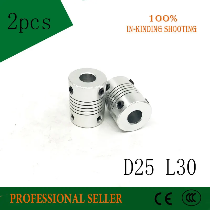 

D25*L30 Aluminium flexible Jaw Shaft Coupling CNC Stepper Motor Coupler Encoders Engraving Machine