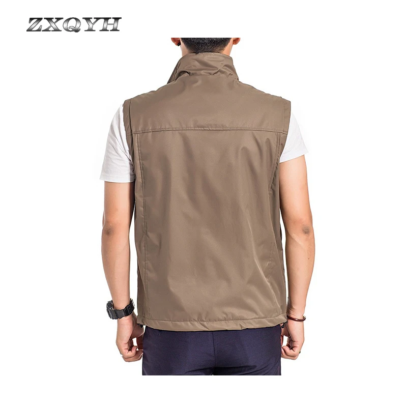 ZXQYH мужской водонепроницаемый жилет для пеших прогулок кемпинга куртка уличная