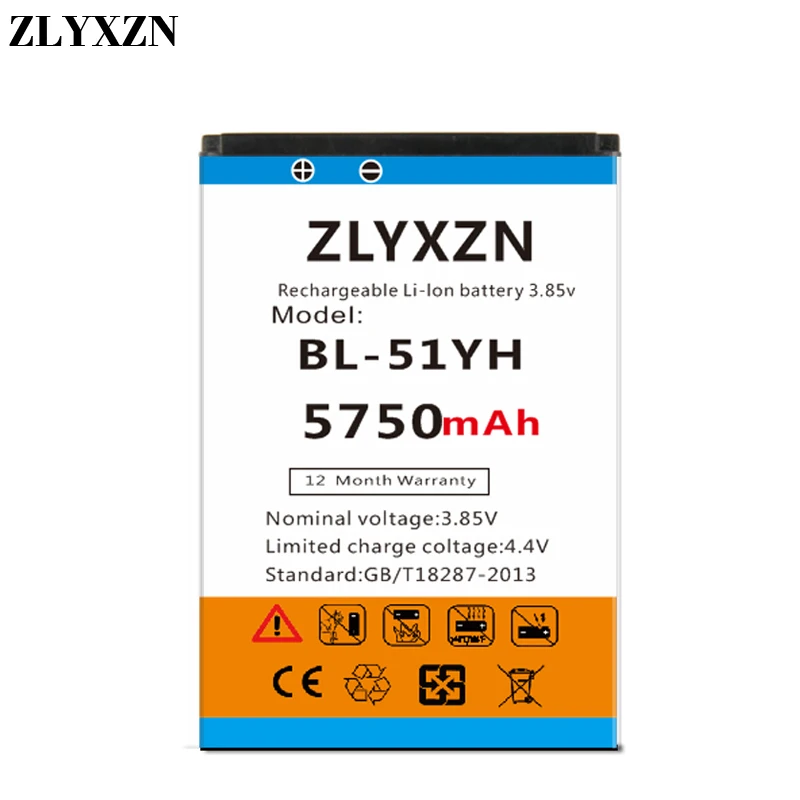 5750 мА/ч Батарея для LG G4 BL-51YF BL51YH H815 H811 H810 VS986 VS999 US991 LS991 F500 G Stylo F500S F500L F500K | Мобильные
