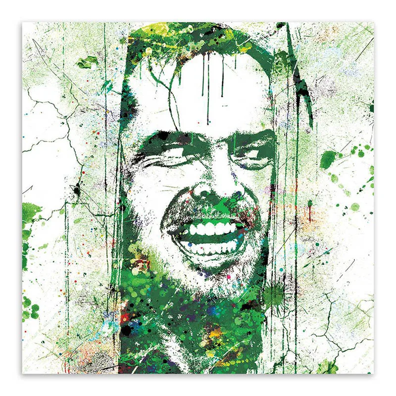 Оригинальный акварельный Вивиан Кубрик сияющий фильм ужасов шесть цветов постер