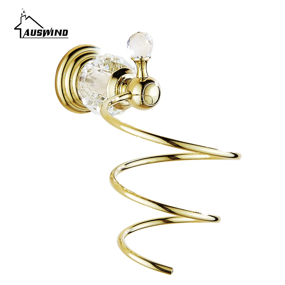 antique gold brass polished bathroom hardware set crystal bathroom accessories set er1 wall mounted bathroom products set free global shipping