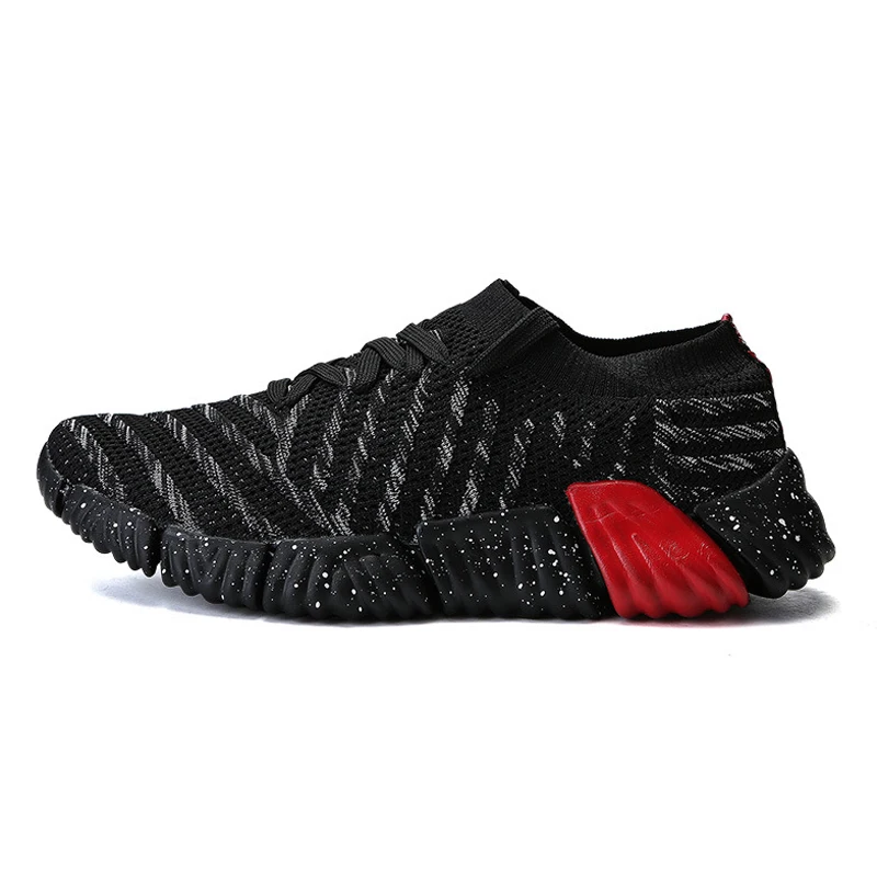 Дорога трек Для мужчин повседневная обувь кроссовки s Лето Lace-up Mesh дышащая легкая