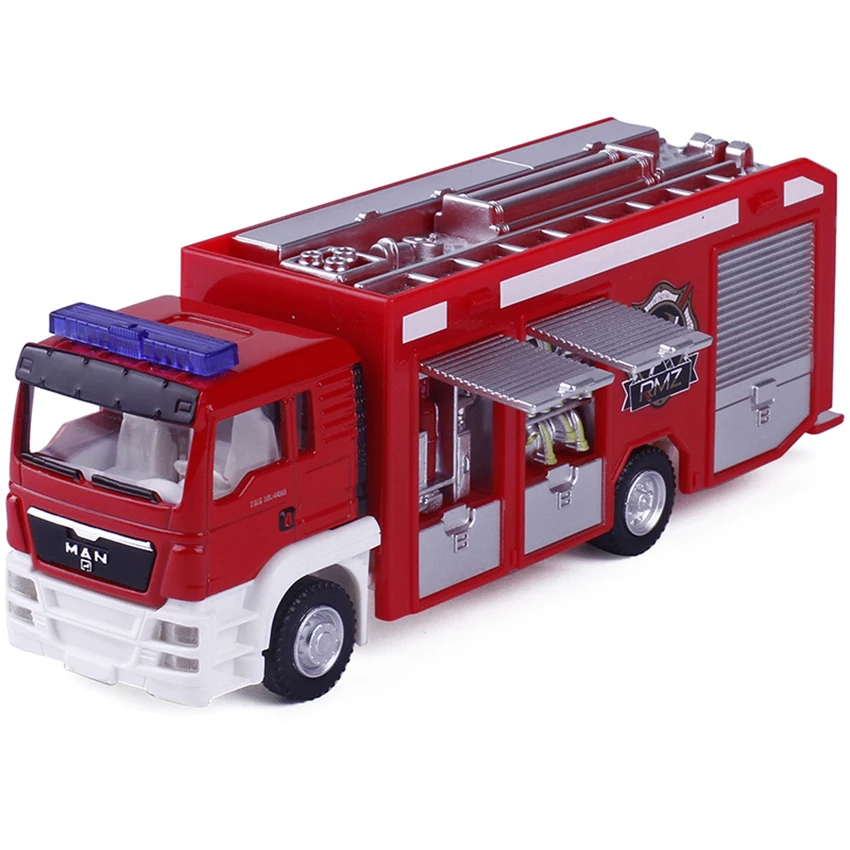 

Модель пожарного двигателя R 1:64, игрушечный автомобиль из сплава, пожарная машина, водяной бак, грузовик, любимые детские игрушки, праздничн...