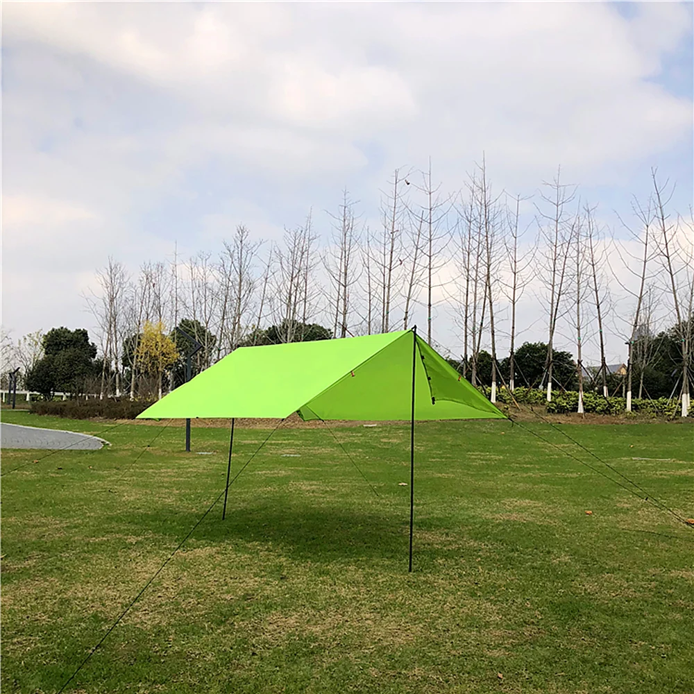 9.8ft x 9.8ft Lightweight Hammock Sun Shelter Shade Tent Tarp Awning Canopy for Outdoor Camping Hiking Backpacking Picnic