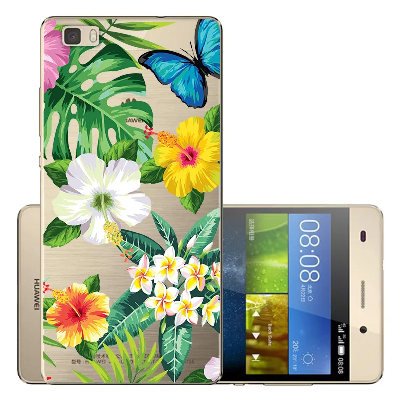 HND CROWNPRO прозрачный чехол TPU для huawei P8 Lite чехол s силиконовый 5," для huawei P 8 Lite силиконовый чехол мягкий P8lite для телефона - Цвет: HND