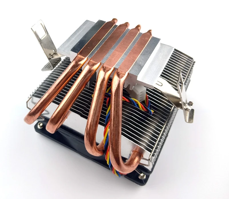 Ультра Процессор кулер Медь трубы радиатора HTPC ITX материнской плате компьютера чехол proccesor кулер вентилятор охлаждения для Intel LGA1156 1151 1150 775 AM3 AM4