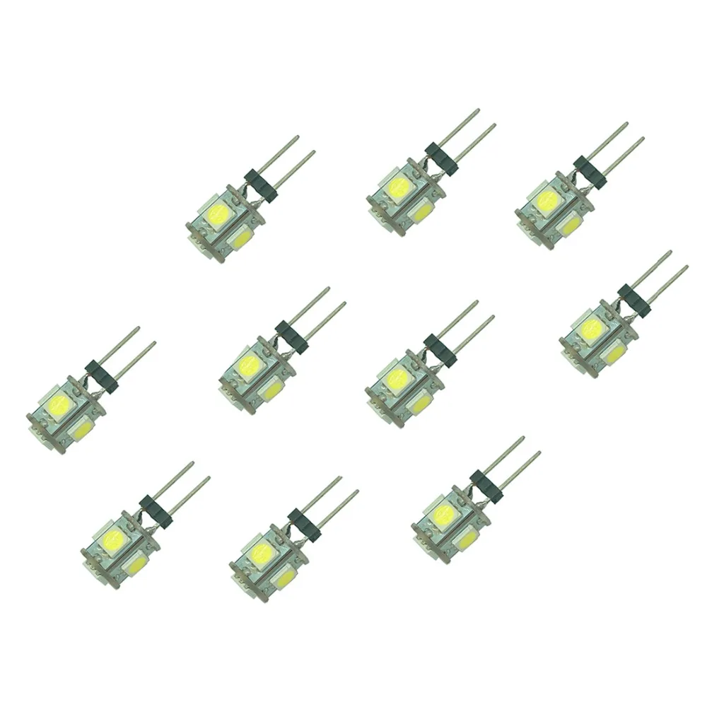G4 светодиодный светильник DC12V Холодный/теплый белый 360 градусов двухконтактный