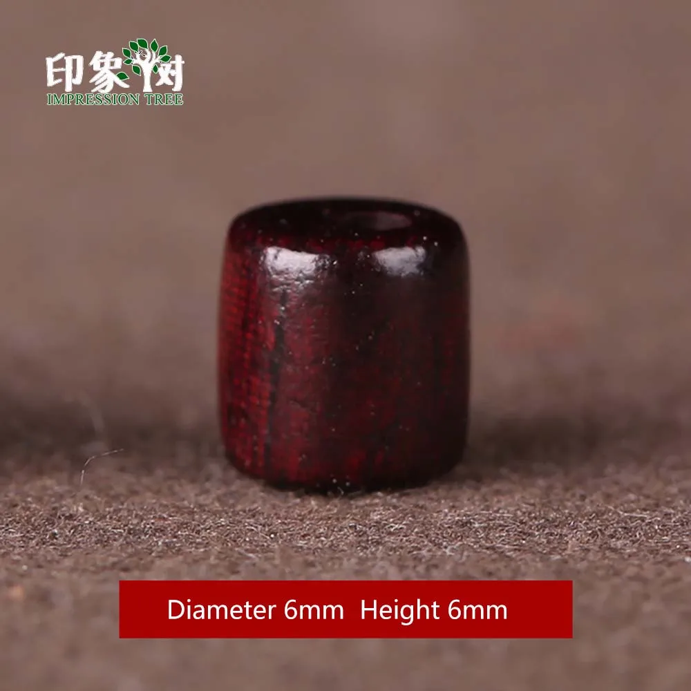6x6mm 70pcs Буддийские деревянные бусины, 6х6/8х8 мм, цилиндрические бусины из натурального красного сандалового дерева, мала для молитв, гладкие промежуточные бусины, модель 200 - Цвет: 6x6mm 70pcs