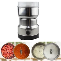 coffee grinder stainless electric herbsspicesnutsgrainscoffee bean grinding kitchen appliance coffee grinder eu plug