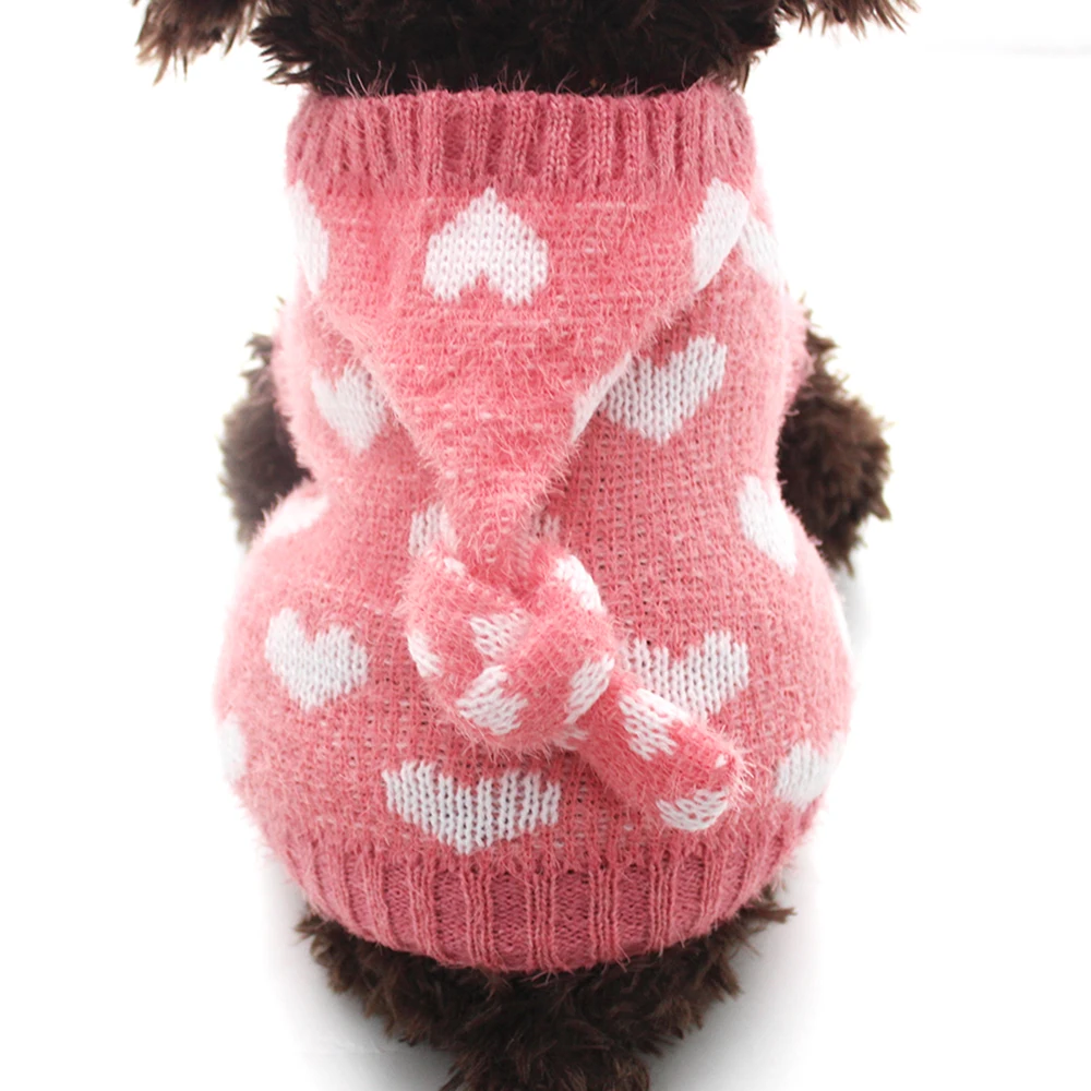 Женская жаккардовая толстовка с капюшоном 6 размеров|puppy coat|dog sweatersmall dog sweaters |