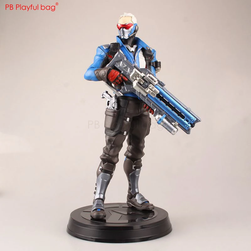 31CM Overwaches SOLDIER:76 figure PVC Model Action figure Game fans collections Novelty Doll Toys Best gifts to send friend HC46