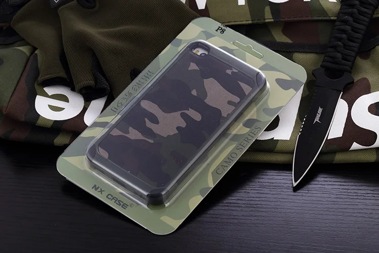 Камуфляж Case Для Huawei P8 Армия Силиконовый Чехол Коке fundas Задняя Крышка Capinha| |