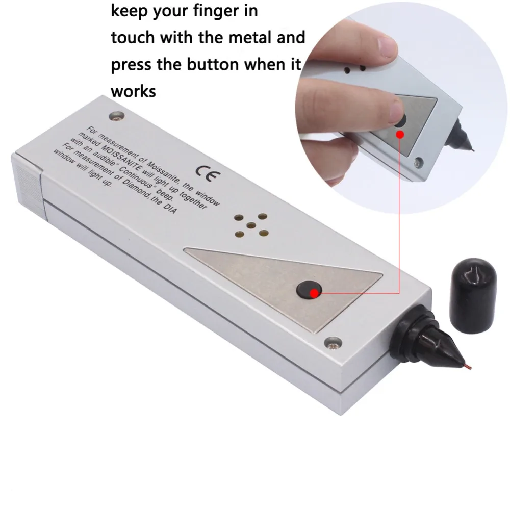 Высокоточный профессиональный ювелир Селекторный Алмазный тестер для