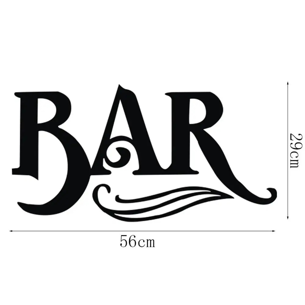 Have A Drink Bar Decoration Wall Sticker Bar Pub Have Some Drink Wall Stickers Size 29*58CM