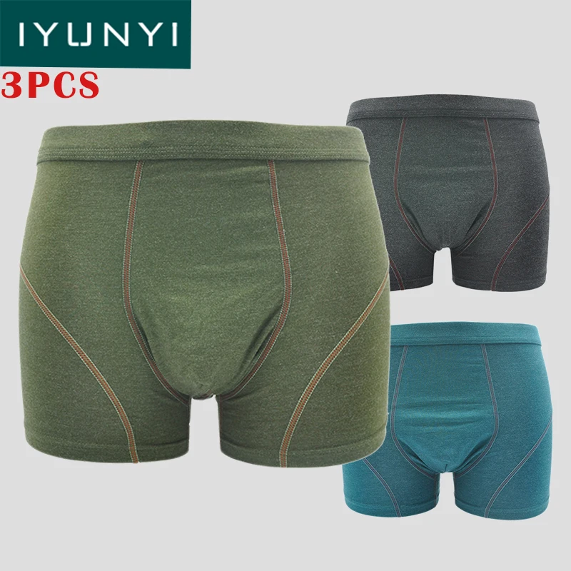 IYUNYI/3 шт./партия новые трусы горячая Распродажа мужское нижнее белье хлопковые
