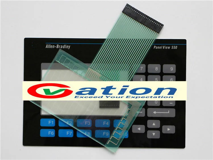 

Membrane Keypad +Touch Screen panel for Panelview 550 2711-K5A15 2711-K5A20