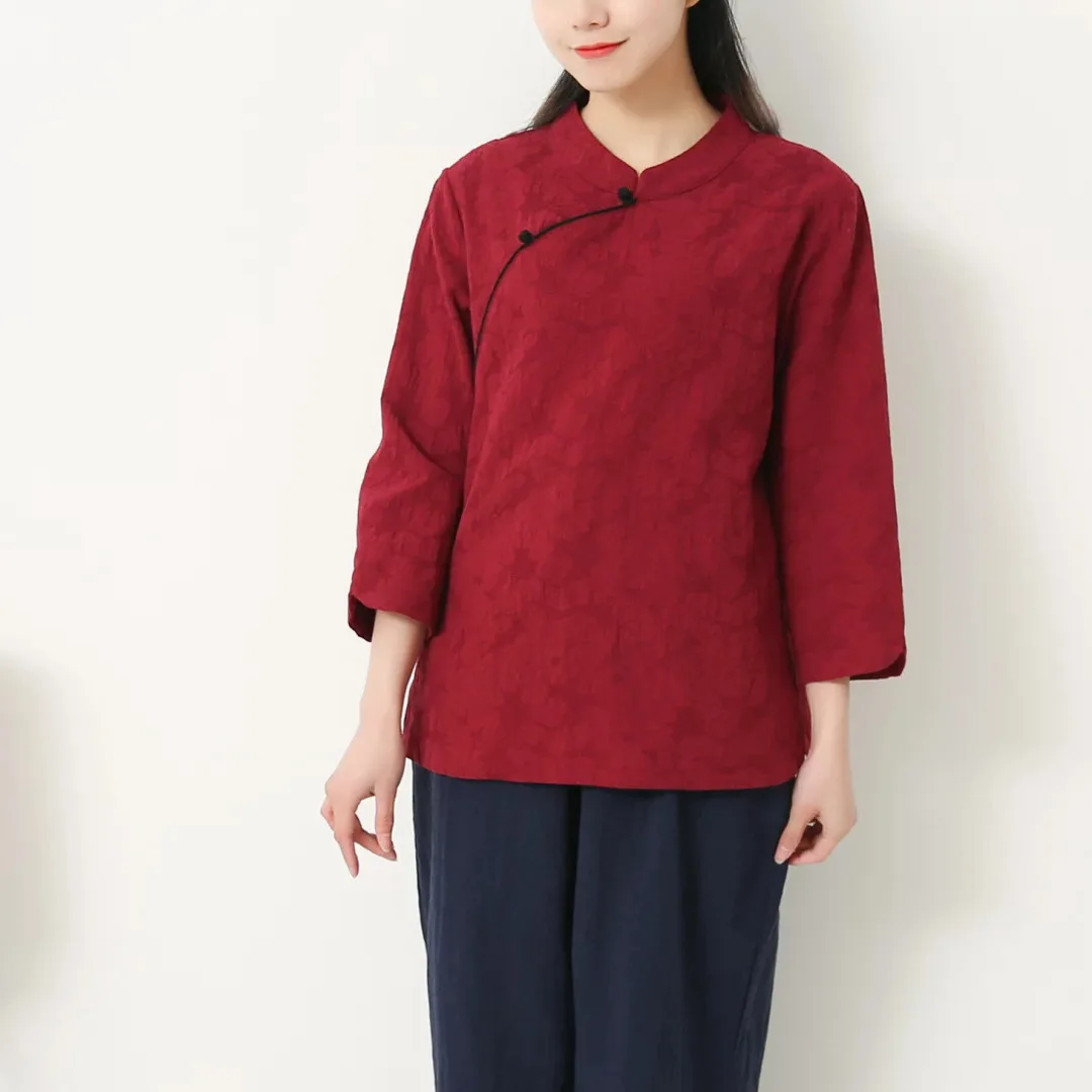 Весенняя Новинка ретро Театральный Костюм с пуговицами китайская тонкая