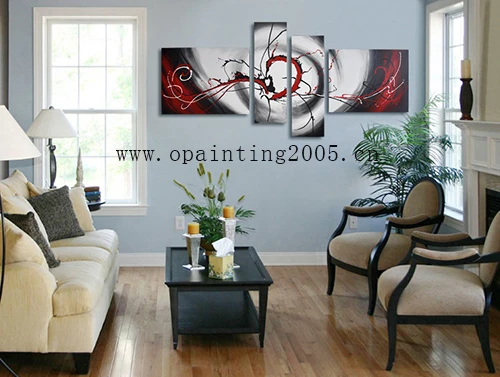 Ручная роспись Geoup картины на холсте абстрактная картина маслом без рамки для