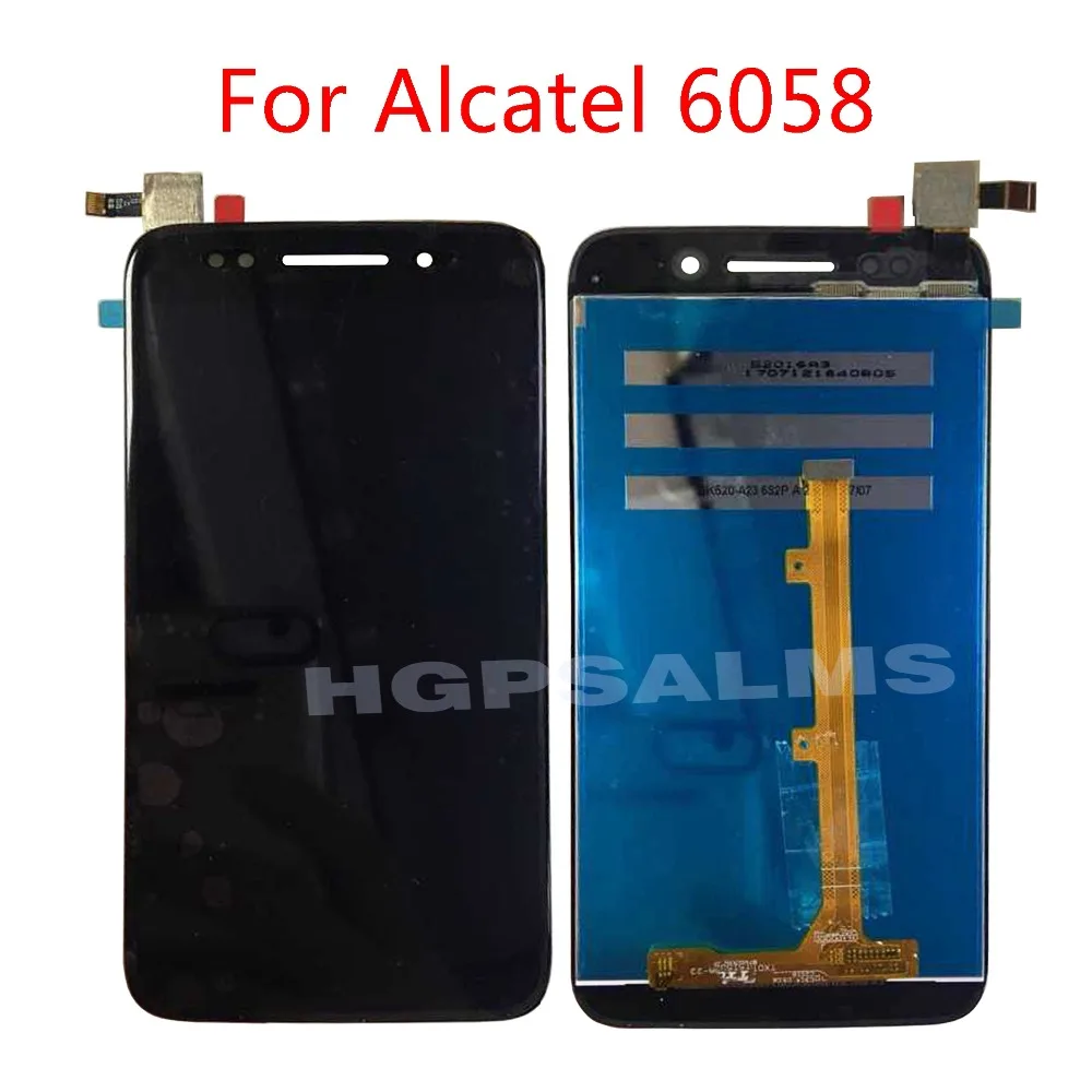 5 2 Full ЖК дисплей Дисплей для Alcatel One Touch Idol ot6058 6058 6058D с Сенсорный экран планшета