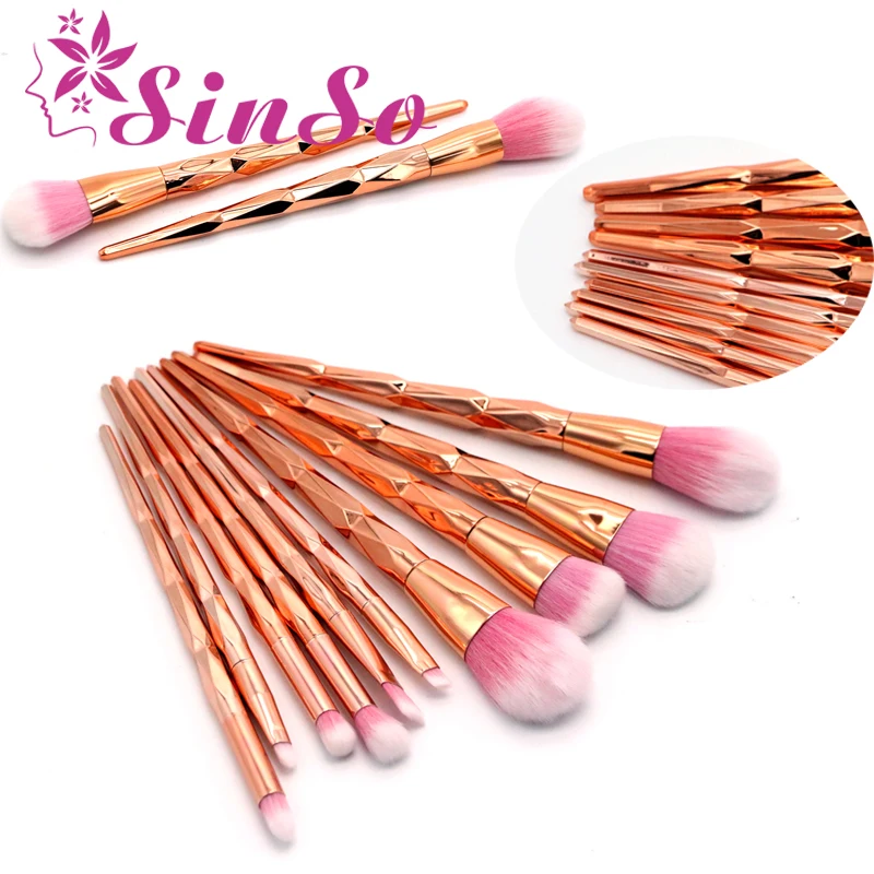 SinSo Единорог макияж кисти набор Mermaid Make Up профессиональная кисть для пудры Румяна