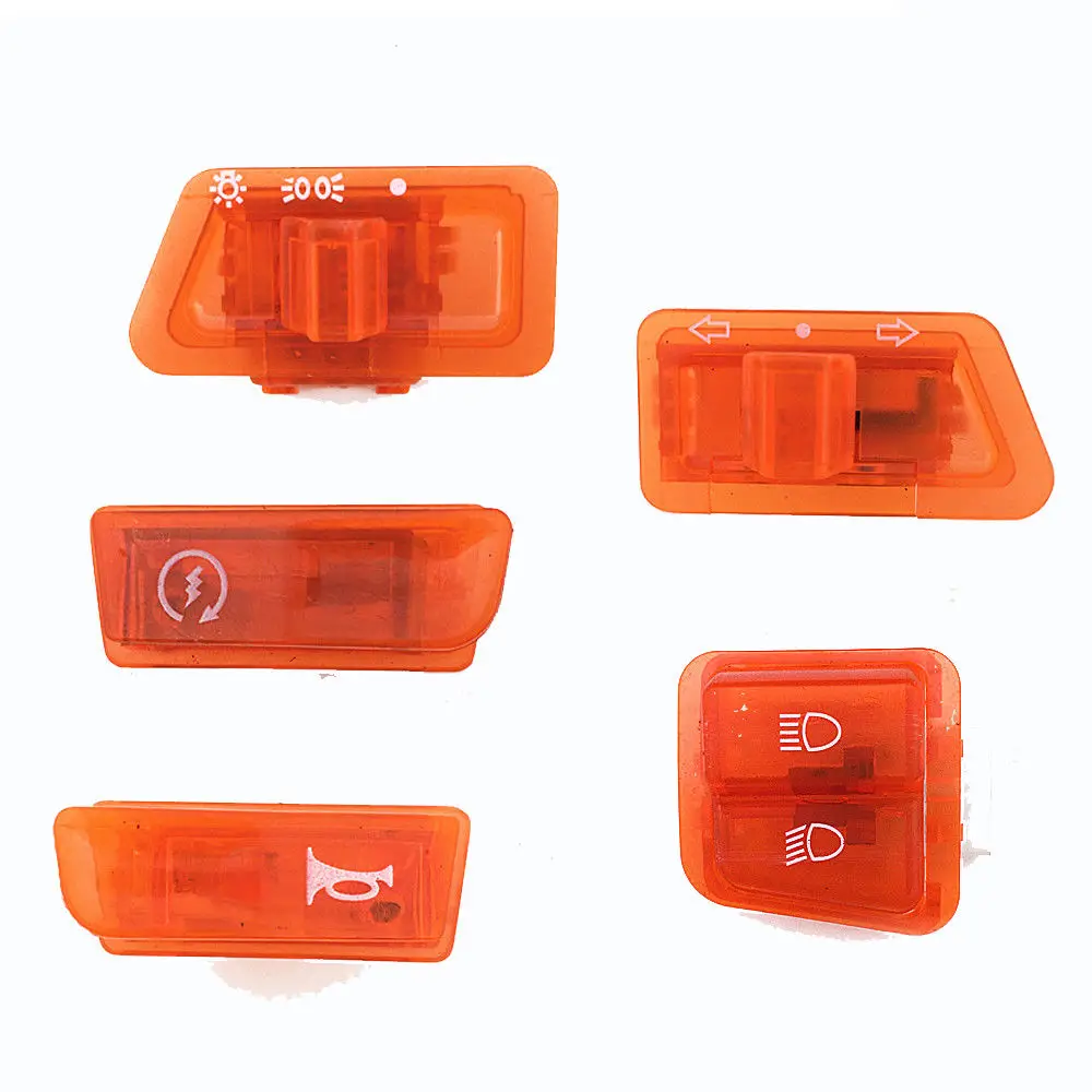 5 шт. клаксон переключатель головсветильник свет Диммер поворотный новая кнопка