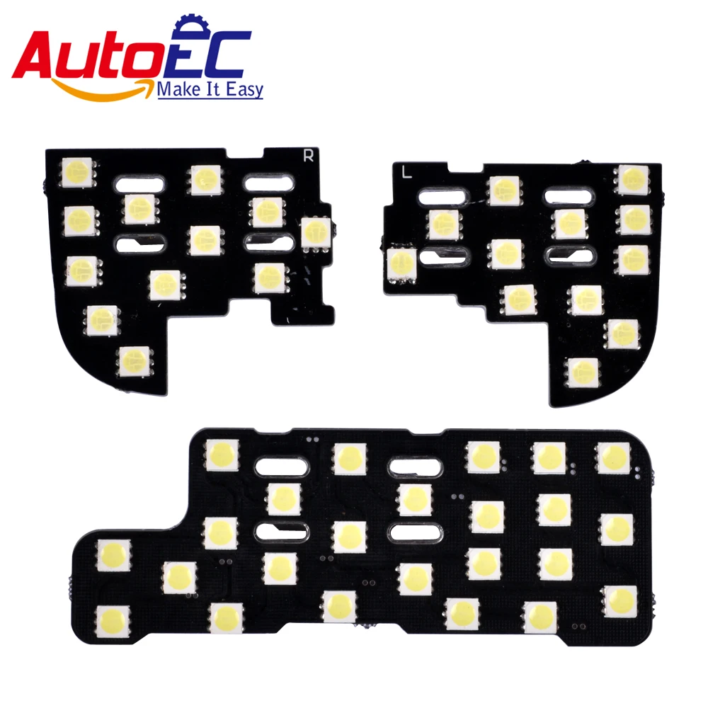 

AutoEC 3pcs/set 12V LED Interior Dome Map Reading Light Mirror LED Lights Kit Package Car LED For HONDA ACCORD 2003 #LDK37