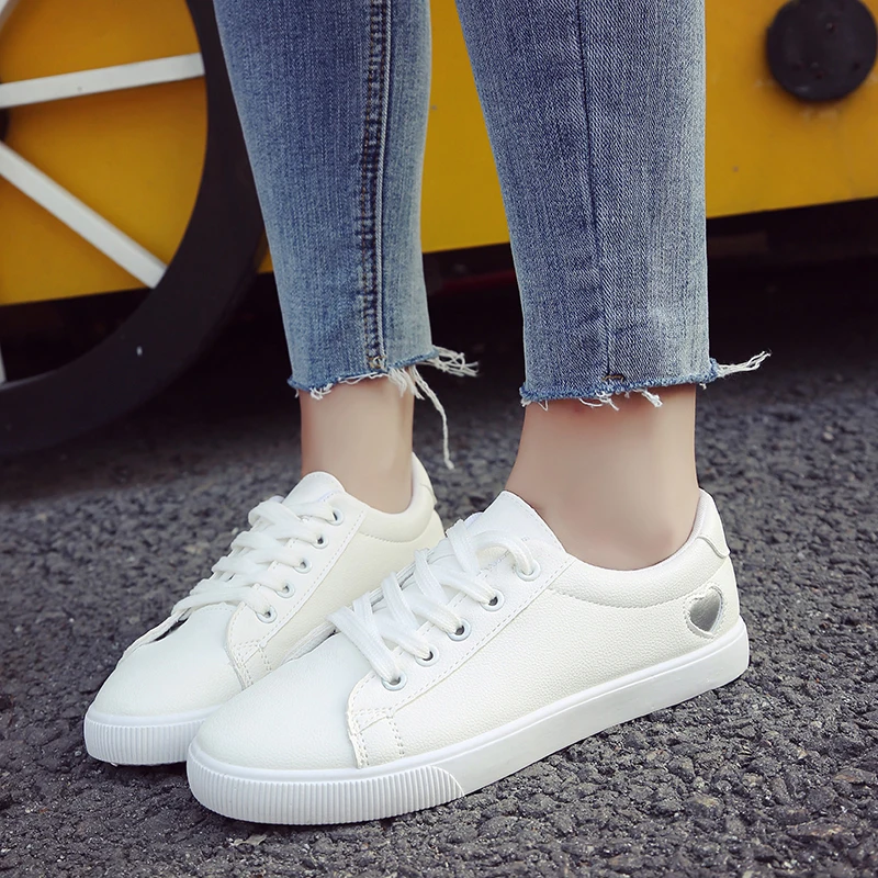 Женские кроссовки на вулканизированной подошве TAOFFEN повседневные шнурках размер