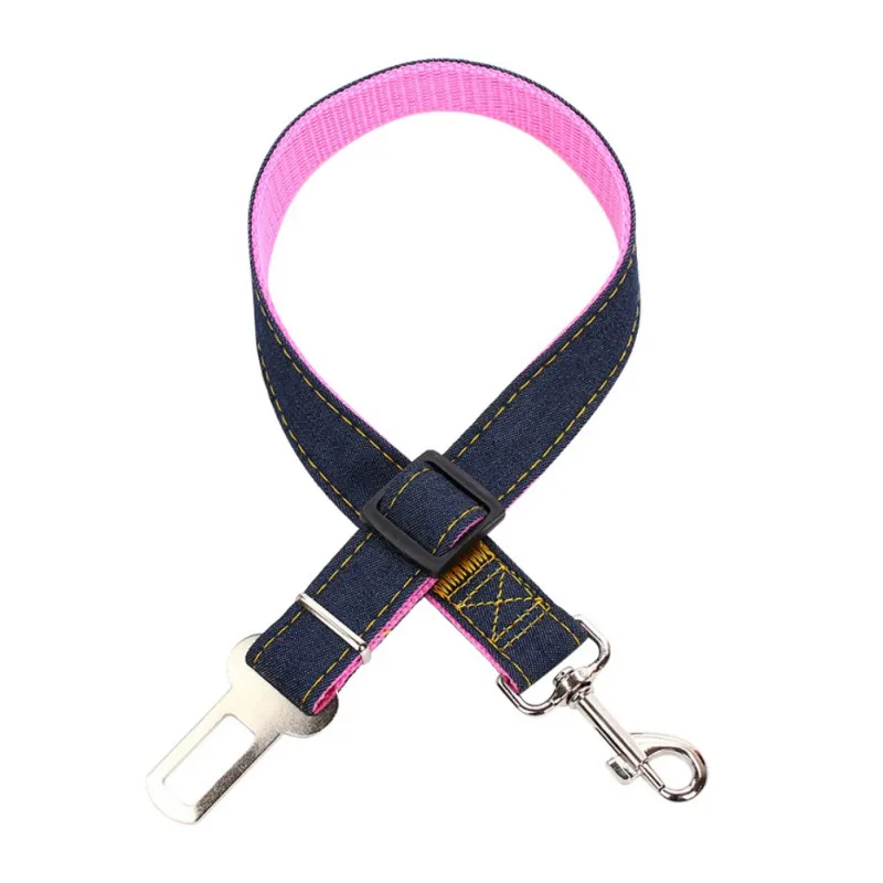 Красный Dog Pets Car Safety Seat Belt Harness Restraint Lead Adjustable Travel Clip - Цвет: Красный