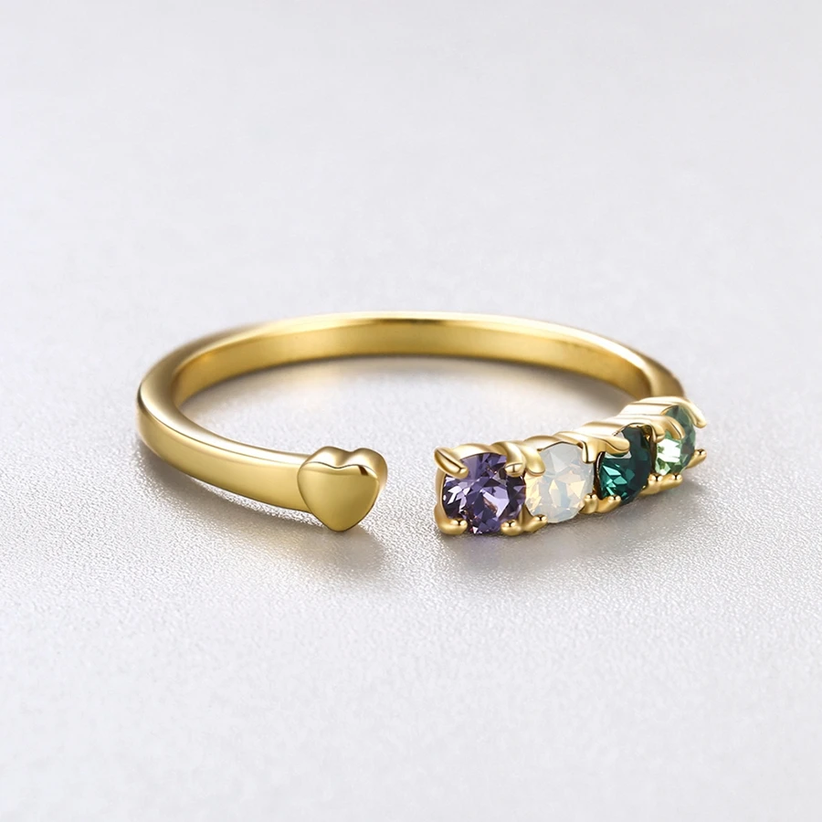 MALANDA новая мода 925 пробы серебряные кольца для женщин круглый кристалл от Swarovski