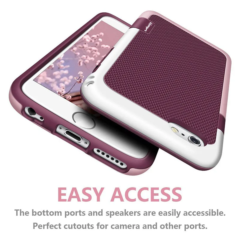 Роскошные непроницаемый чехол накладка из поликарбоната и термополиуретана