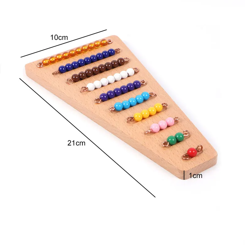 

Wooden Montessori Math Toys Bead Stairs Counting Preschool Educational Learning Toys For Children Juguetes Montessori E2464H