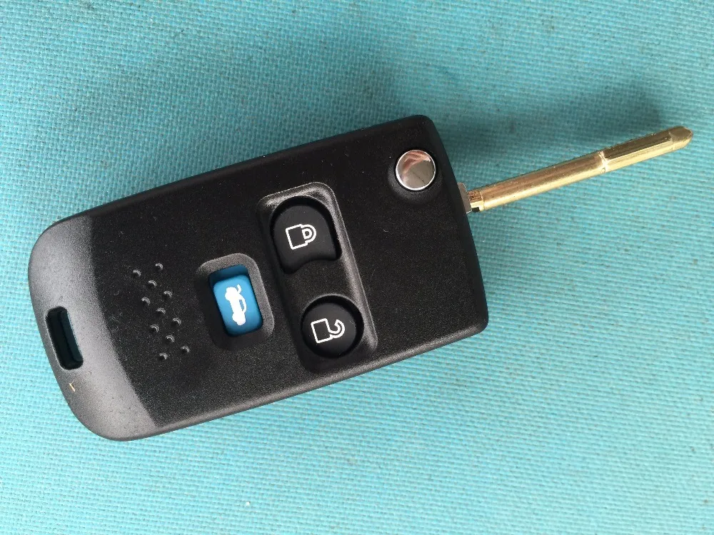 1 шт. Новый Сменный Чехол с 3 кнопками для Ford Connect конверсионный набор складной
